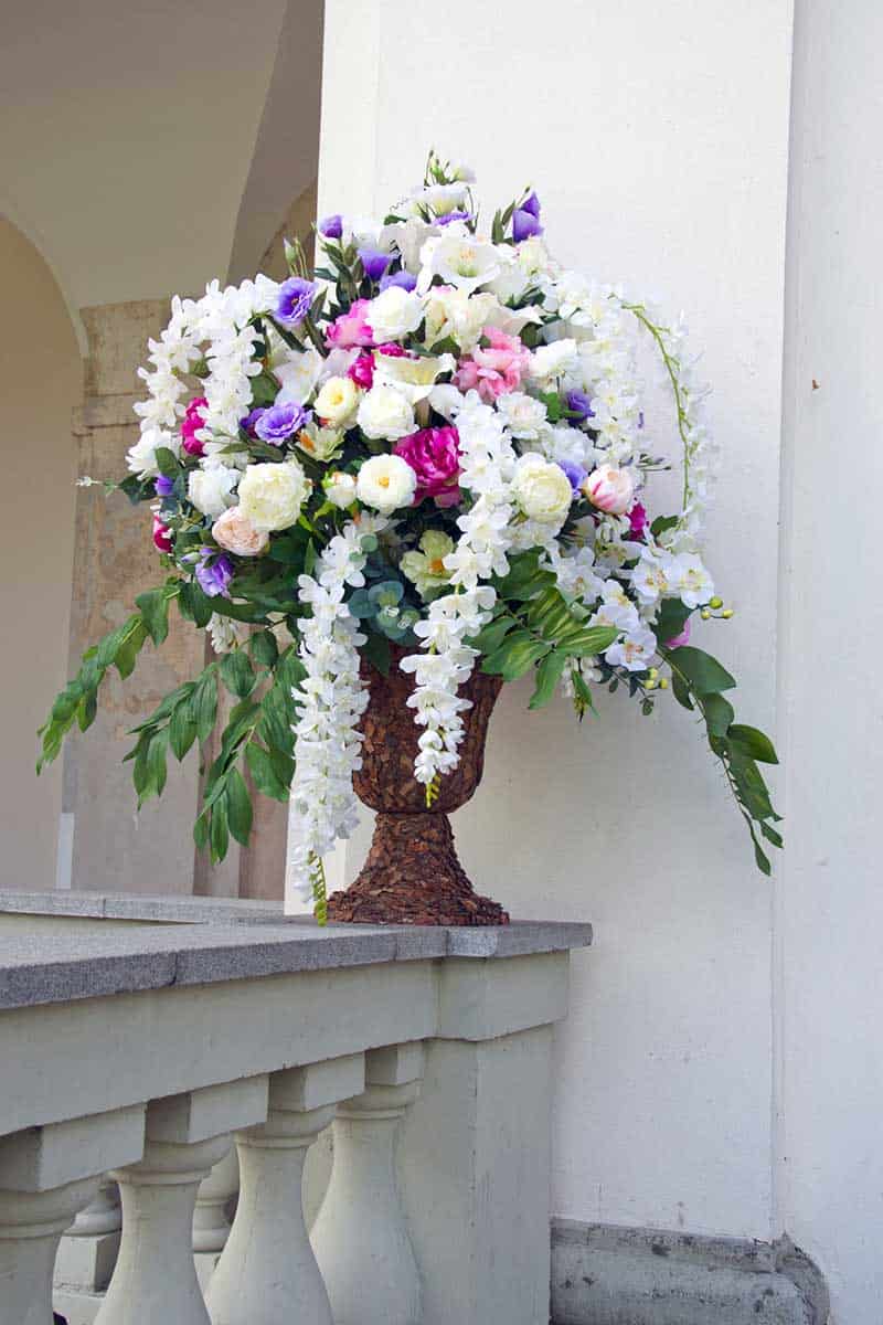 Pedestal Flowers, Wedding Flowers