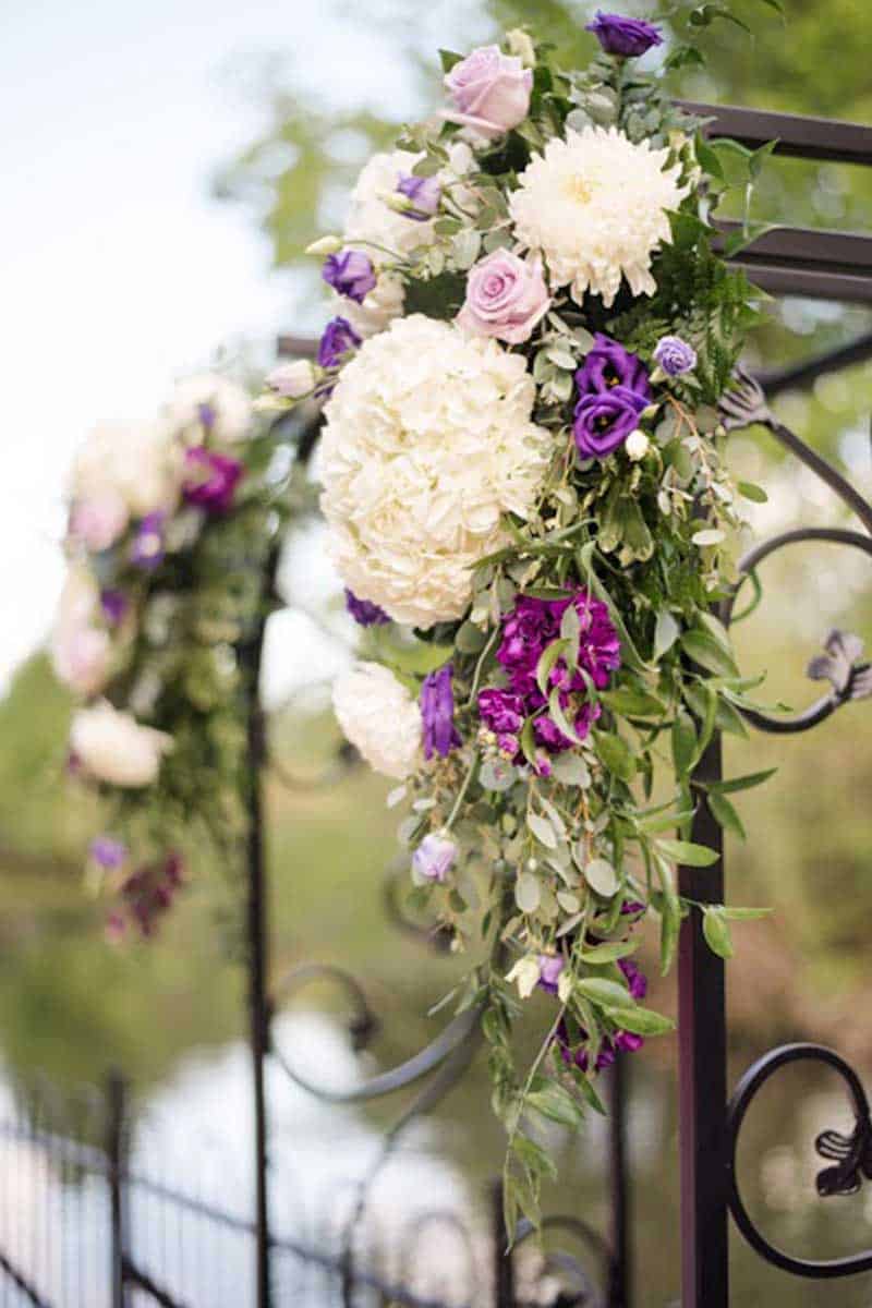 Wedding Flowers, Floral Archway For The Ceremony